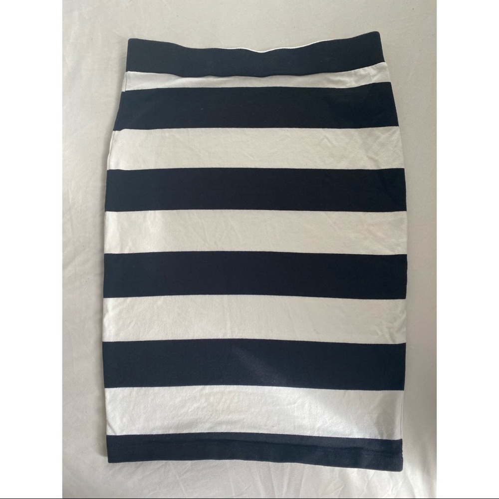 Black and white skirt